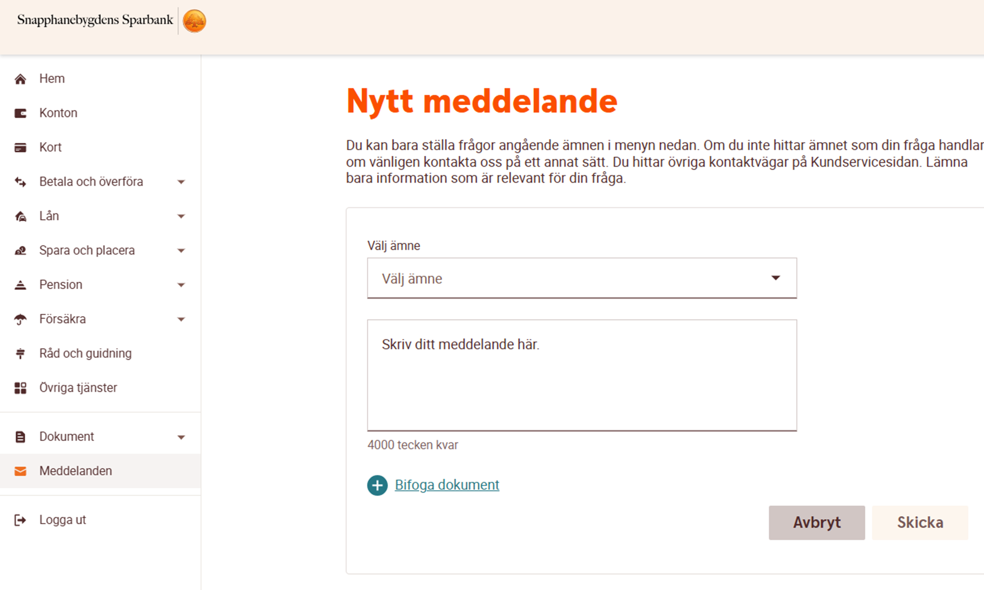 skärmdump av kontakten